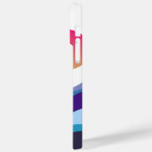 抽象芸術カスタム海波太陽ネオンミニマルホワイト Case-Mate iPhoneケース (裏面 / 左)