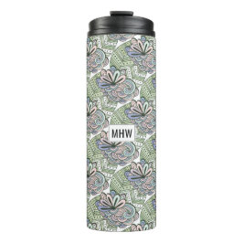 抽象芸術カスタム花タンブラー タンブラー