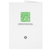 抽象芸術カスタム金ゴールドグリーンリボンクリスマスツリー (裏面)