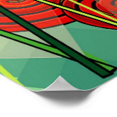 抽象芸術カタツムリのポスター15x15 ポスター (角)