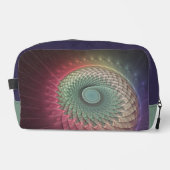 抽象芸術カタツムリカラフルモダンフラクタルアート ドップキット (正面)