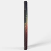 抽象芸術カタツムリカラフルモダンフラクタルアート SAMSUNG GALAXYケース (右側面)