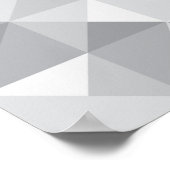 抽象芸術カタール国旗、カタールカラーズポスター ポスター (角)