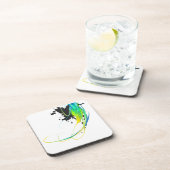 抽象芸術カッコいいウォー絵を描(ばちゃばちゃ)跳ねる コースター (右側)