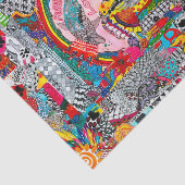 抽象芸術カットアニマル紙アートティッシュペーパー 薄葉紙 (詳細)