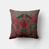 抽象芸術カバドリ桃色アクア クッション (裏面)