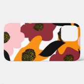 抽象芸術カラフルが花や葉を取る Case-Mate iPhoneケース (裏面 (横))