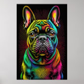 抽象芸術カラフルのフランスのスケッチ2:3 ポスター (正面)