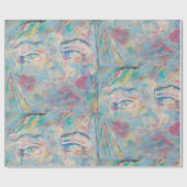 抽象芸術カラフルのラッファンシーピング紙 ラッピングペーパー (フラット)