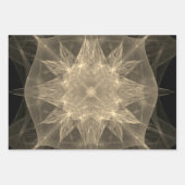 抽象芸術カラフルの分離 ラッピングペーパーシート (正面3)