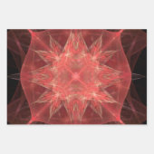 抽象芸術カラフルの分離 ラッピングペーパーシート (正面2)