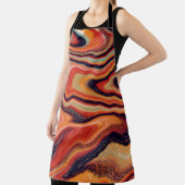 抽象芸術カラフルの背景は技術で作られる エプロン (インサイチュ)