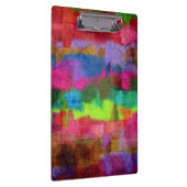 抽象芸術カラフルの色のパターン クリップボード (右)