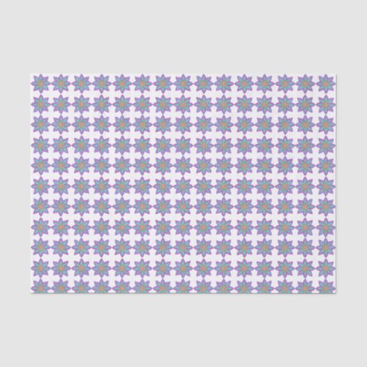 抽象芸術カラフルの花eid 薄葉紙 (正面)