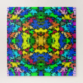 抽象芸術カラフルの鏡 ジグソーパズル (縦)