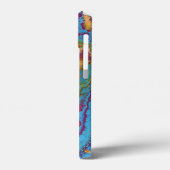 抽象芸術カラフルアクリル注入モノグラム Case-Mate iPhoneケース (裏面 / 左)