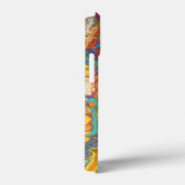 抽象芸術カラフルアクリル注入モノグラム Case-Mate iPhoneケース (裏面 / 右)