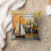 抽象芸術カラフルアートシルボー航海のト クッション (ブランケット)