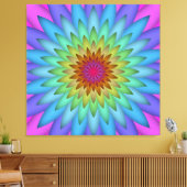 抽象芸術カラフルアートフラワーキャンバス印刷 キャンバスプリント (インサイチュ (リビング))