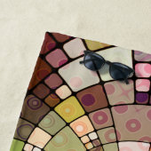 抽象芸術カラフルアートマンダラモザイクビーチタオル ビーチタオル (インサイチュ)