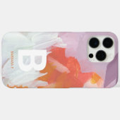 抽象芸術カラフルアートモノグラム名前をカスタムする Case-Mate iPhoneケース (裏面 (横))