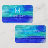 抽象芸術カラフルアートモノグラム#29 名刺 (正面/裏面)