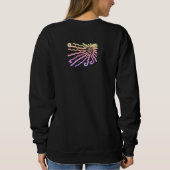 抽象芸術カラフルウェアラブル美術 スウェットシャツ (裏面)