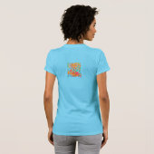 抽象芸術カラフルウェアラブル美術 Tシャツ (裏面フル)