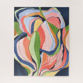 抽象芸術カラフルウォーターカラーアートジグソーパズル ジグソーパズル