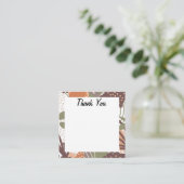 抽象芸術カラフルエキゾチックなシームレスパターン エンクロージャーカード (スタンド正面)