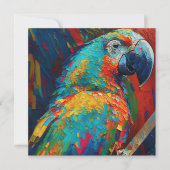 抽象芸術カラフルオウム | ハロー保ズTouch (正面)