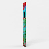 抽象芸術カラフルガーデンと夕日 Case-Mate iPhoneケース (裏面/右)