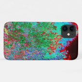 抽象芸術カラフルガーデンと夕日 Case-Mate iPhoneケース (裏面(横))