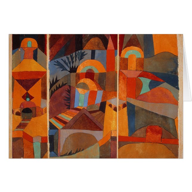 抽象芸術カラフルキュービズムKleeテンプルガーデンズ (正面横)