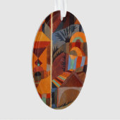 抽象芸術カラフルキュービズムKleeテンプルガーデンズ オーナメント (正面)
