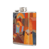 抽象芸術カラフルキュービズムKleeテンプルガーデンズ フラスク (左)