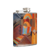 抽象芸術カラフルキュービズムKleeテンプルガーデンズ フラスク (右)