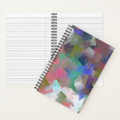 抽象芸術カラフルキューブ ノートブック (内側)