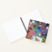抽象芸術カラフルキューブ ノートブック (内部)