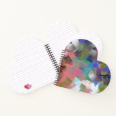 抽象芸術カラフルキューブ ノートブック (内部)