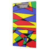 抽象芸術カラフルクリップボード クリップボード (左)