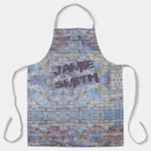 抽象芸術カラフルグラフィティウォールストリートアート エプロン (正面)
