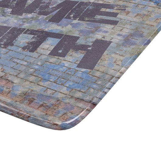 抽象芸術カラフルグラフィティウォールストリートアート カッティングボード (角)