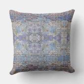 抽象芸術カラフルグラフィティウォールストリートアート クッション (裏面)