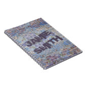 抽象芸術カラフルグラフィティウォールストリートアート ノートブック (右側)