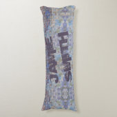 抽象芸術カラフルグラフィティウォールストリートアート ボディピロー (正面縦)