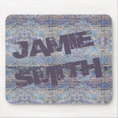 抽象芸術カラフルグラフィティウォールストリートアート マウスパッド (正面)