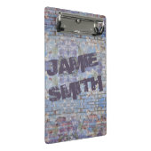 抽象芸術カラフルグラフィティウォールストリートアート ミニクリップボード (アングル)