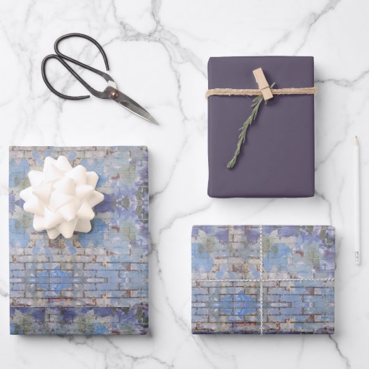 抽象芸術カラフルグラフィティウォールストリートアート ラッピングペーパーシート (正面)