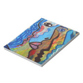 抽象芸術カラフルグラフィティ ノートパッド (回転)